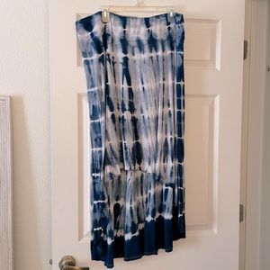 Dress Barn High-Low Tie-Dye Skirt